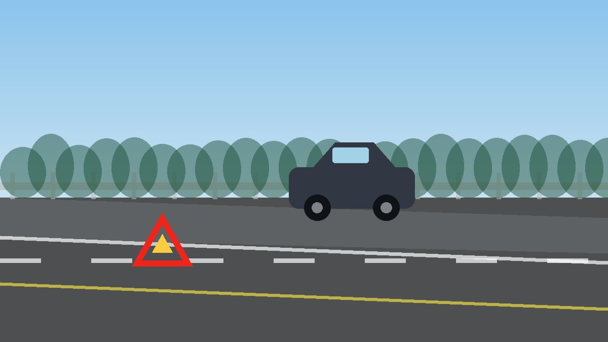 黔东南道路故障安全等待现场图